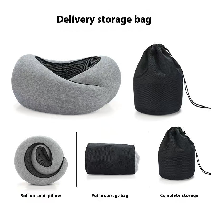 Travel pillow adjustable buckle detail