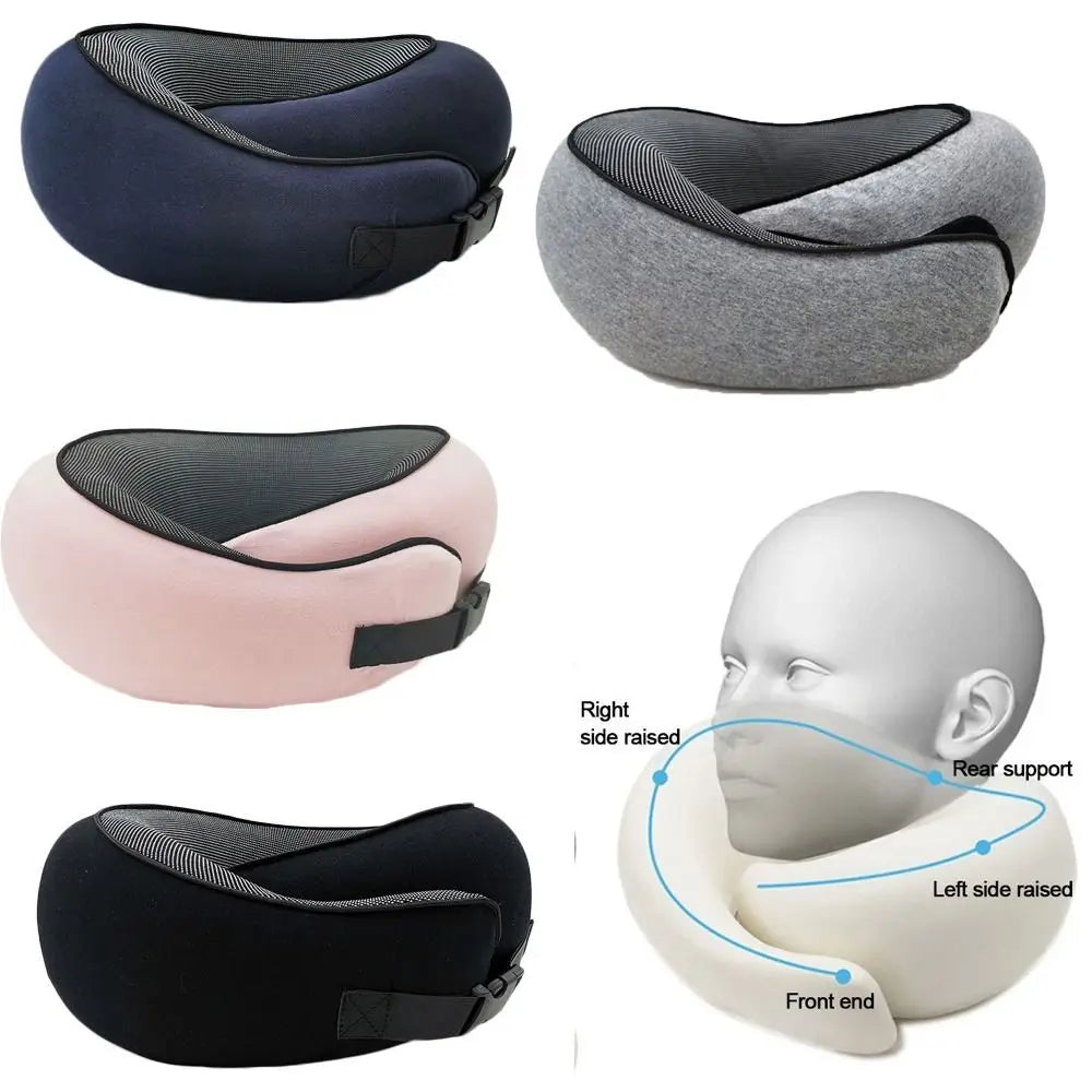 Travel pillow ergonomic U shape design