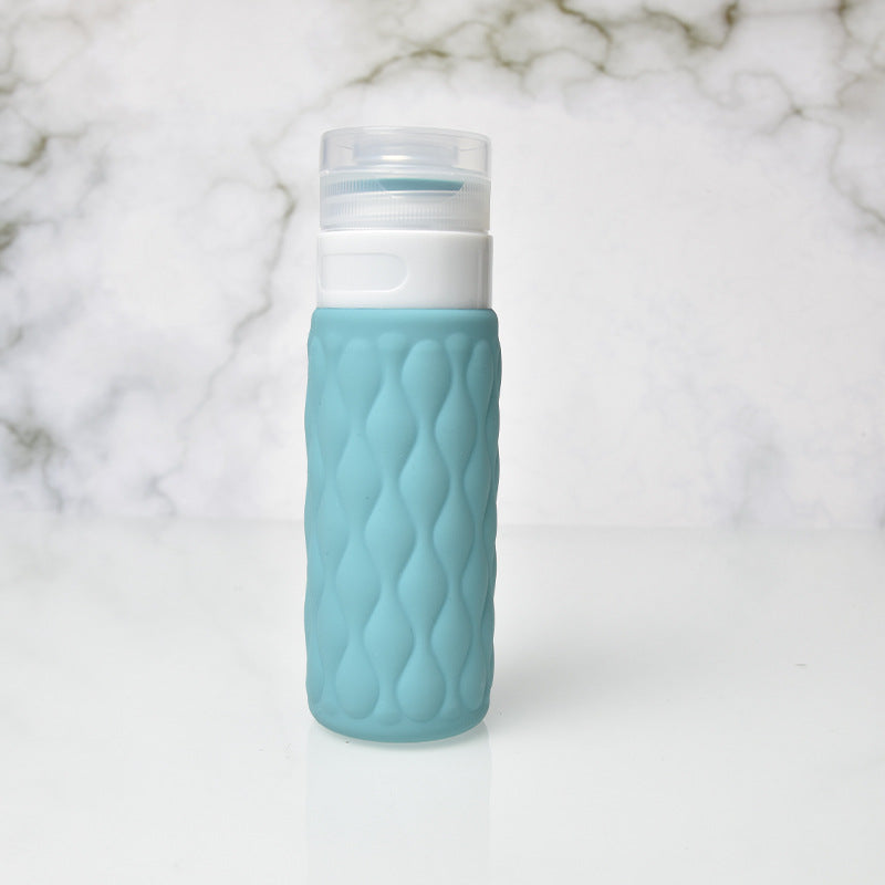 Travel bottle set with liquids