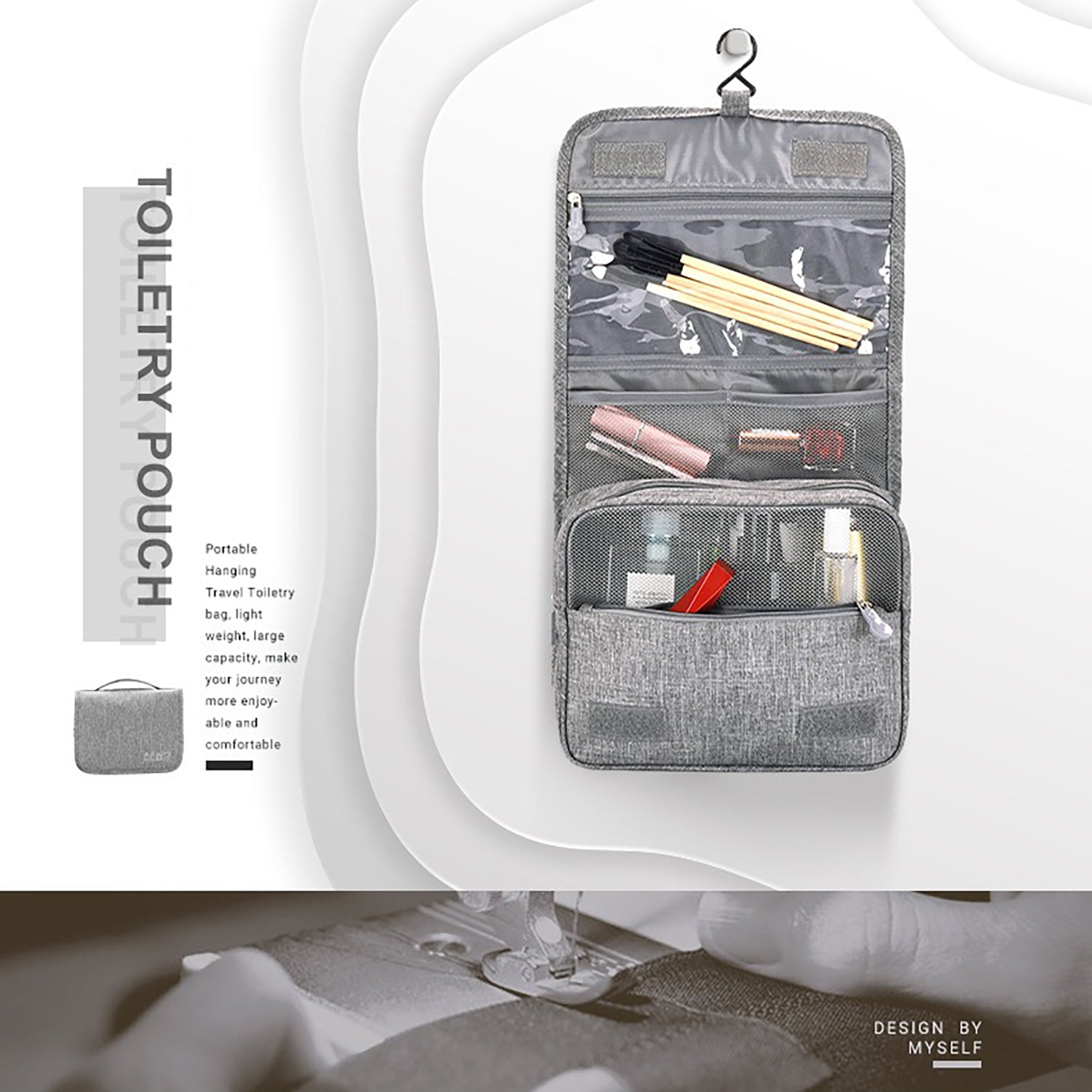Carry-On Kit hanging toiletry bag